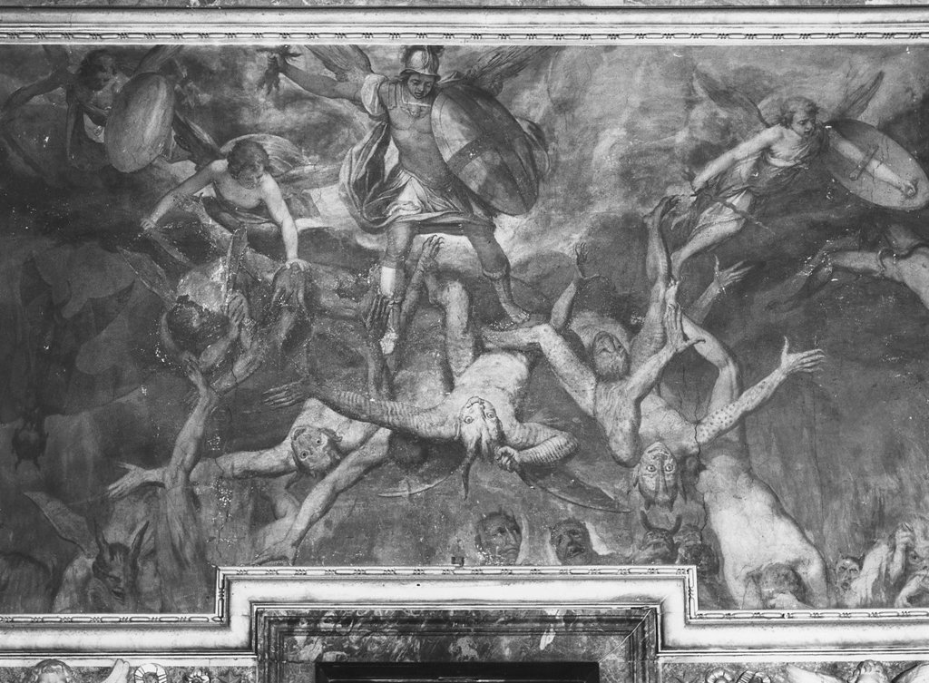 La cacciata degli Angeli ribelli (dipinto) by Zuccari Federico (sec. XVI)